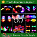New design christmas hair hoop earrings Flashing LED light for party, Christmas,and holidays.